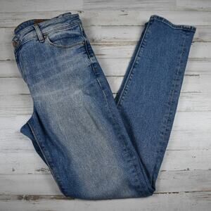 ASOS Slim/Skinny Fit Blue Cotton Stretch Denim Jeans Men's size 34x32 Casual